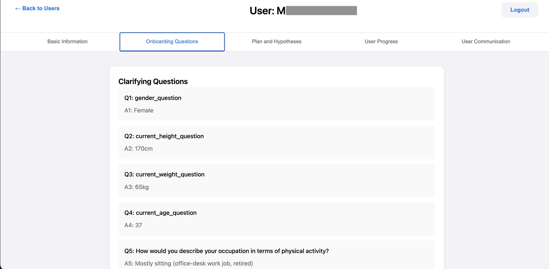 All info in one place — anamnesis, plan, progress and notes